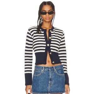Musier Paris Noelie Cardigan Stripes